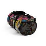 JESUS ON TOP OF THE WORLD Graffiti Street Art Duffel Bag — 'Only God' Bearded Portrait Travel Gym Bag