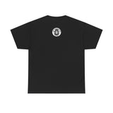 ONLY1GOD "CALVERY" Procession T‑Shirt — Black & White Jesus Carrying Cross Graphic