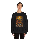 Religious Trinity Crewneck Sweatshirt — Holy Spirit Dove & Sacred Imagery