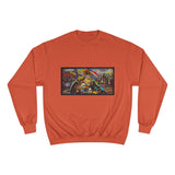 DAVID and Goliath Champion Sweatshirt — Retro Graffiti Motorcycle Crewneck