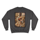"O1G" LAMB OF GOD Champion Sweatshirt — Vintage Skateboarder Art Crewneck