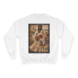 "O1G" LAMB OF GOD Champion Sweatshirt — Vintage Skateboarder Art Crewneck