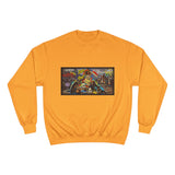 DAVID and Goliath Champion Sweatshirt — Retro Graffiti Motorcycle Crewneck