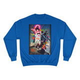 Graphic Sweatshirt — Neon Street Art Collage Design