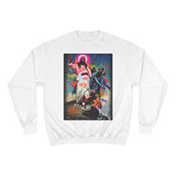 Graphic Sweatshirt — Neon Street Art Collage Design