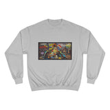 DAVID and Goliath Champion Sweatshirt — Retro Graffiti Motorcycle Crewneck
