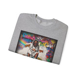 Crewneck Sweatshirt — Spiritual Earth Guardian Graphic Sweatshirt