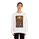 Religious Trinity Crewneck Sweatshirt — Holy Spirit Dove & Sacred Imagery