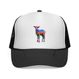 Colorful Deer Trucker Cap — Vibrant Wildlife Patch Hat