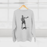 Boxing Crewneck Sweatshirt — "Only 1 God" Vintage Boxer Graphic