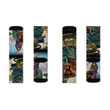 Religious Art Sublimation Socks — Vintage Biblical Illustration Crew Socks
