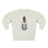 O1G Crewneck Sweatshirt — Seated Figure Illustration