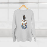 O1G Crewneck Sweatshirt — Seated Figure Illustration