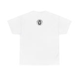 ONLY1GOD "CALVERY" Procession T‑Shirt — Black & White Jesus Carrying Cross Graphic