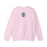 ONLY1GOD Crewneck Sweatshirt — "Saved Not Soft" Boxing Gloves Christian Faith Design