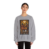 Religious Trinity Crewneck Sweatshirt — Holy Spirit Dove & Sacred Imagery