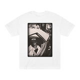 Graphic Tee — Vintage Black & White Candid Photo Print