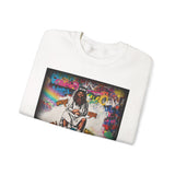 Crewneck Sweatshirt — Spiritual Earth Guardian Graphic Sweatshirt
