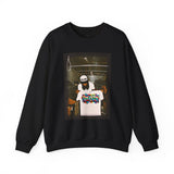 garage sale Crewneck Sweatshirt — Retro Graffiti Photo Print Streetwear