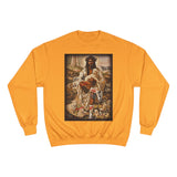 "O1G" LAMB OF GOD Champion Sweatshirt — Vintage Skateboarder Art Crewneck
