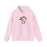 Sheep Head Hoodie – Rustic Lamb Graphic Pullover