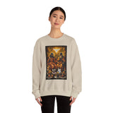 Religious Trinity Crewneck Sweatshirt — Holy Spirit Dove & Sacred Imagery