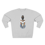 O1G Crewneck Sweatshirt — Seated Figure Illustration