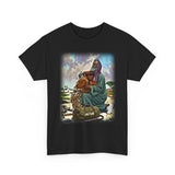 FORGIVE ME FATHER T-Shirt — Comforting Saint Illustration Tee (Religious, Spiritual Devotion Gift)