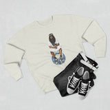 O1G Crewneck Sweatshirt — Seated Figure Illustration
