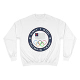 Champion Sweatshirt — "Only 1 God" Olympic Rings Crewneck