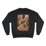 "O1G" LAMB OF GOD Champion Sweatshirt — Vintage Skateboarder Art Crewneck