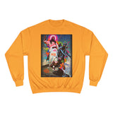 Graphic Sweatshirt — Neon Street Art Collage Design