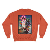 Graphic Sweatshirt — Neon Street Art Collage Design